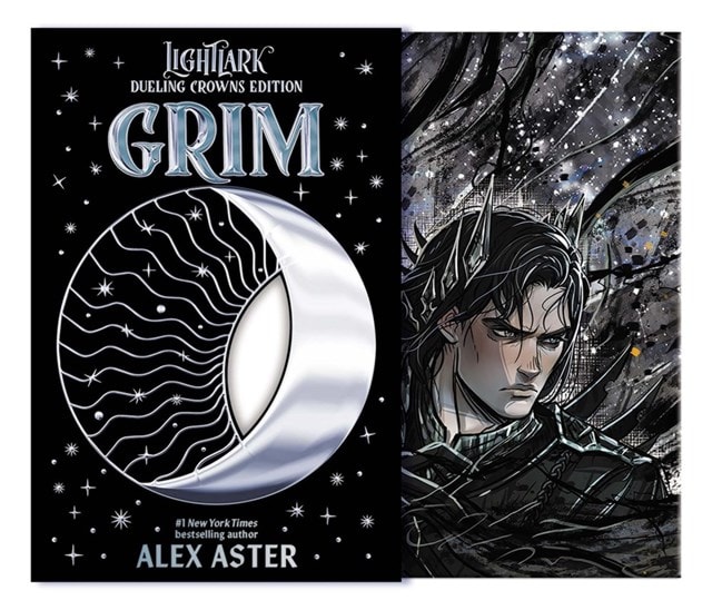 Grim & Oro Dueling Crowns Edition Lightlark Companion Hardback By Alex Aster - 2