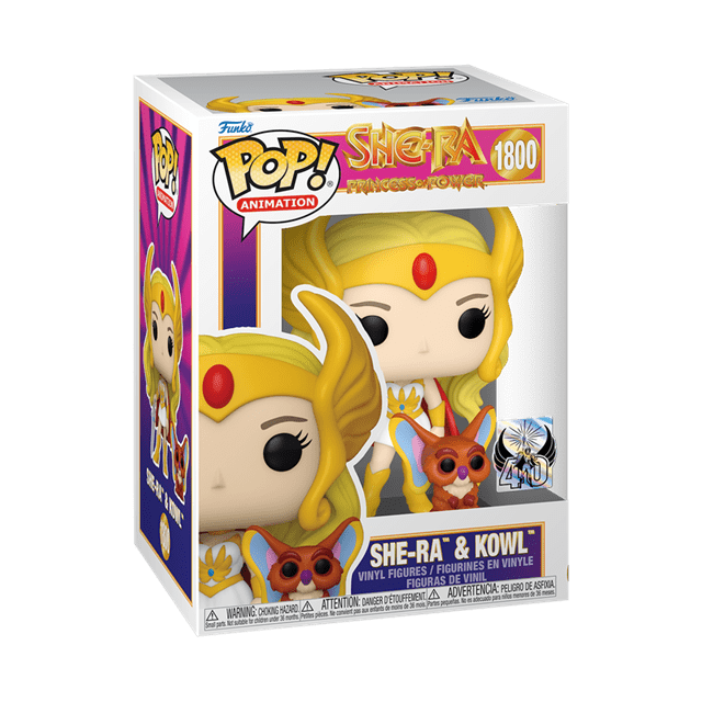 She-Ra With Kowl 1800 She-Ra 40th Anniversary Funko Pop Vinyl & Buddy - 2