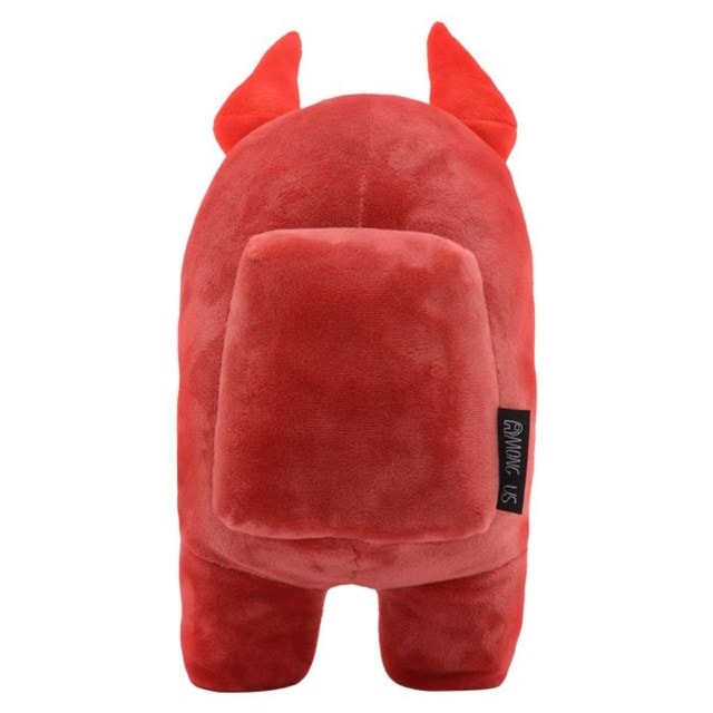Red + Horns Official Plush With Accessory (12''/30cm) Among Us Soft Toy - 3