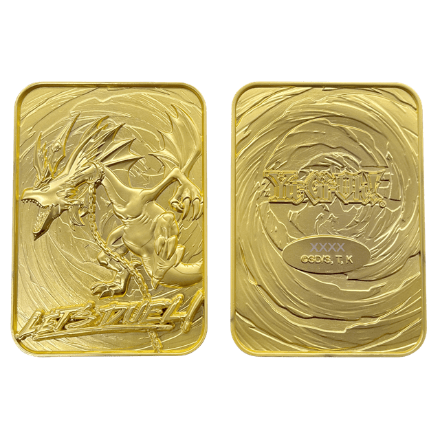 Yu-Gi-Oh! Limited Edition 24K Gold Plated Harpies Pet Dragon Ingot - 3