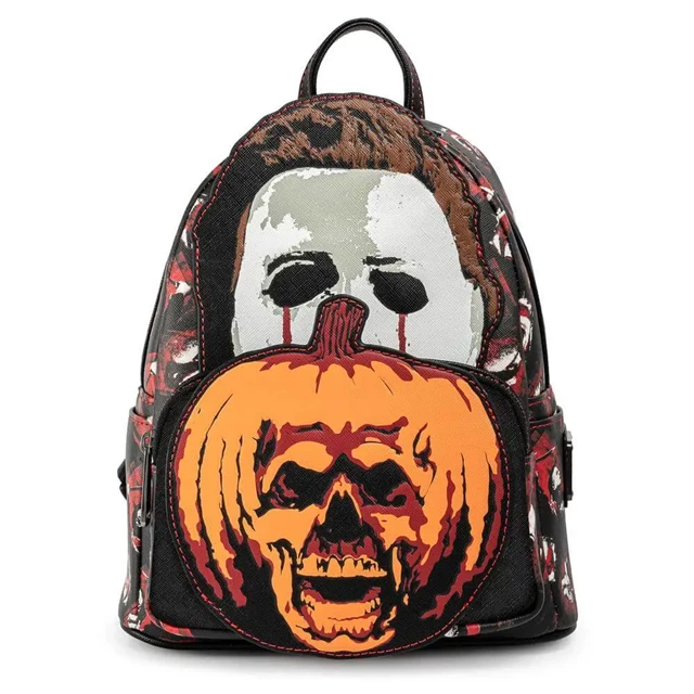 Halloween 2 Michael Myers Pumpkin Mini Backpack hmv Exclusive Loungefly - 1