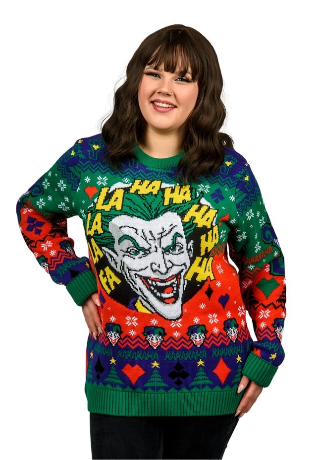 Tis The Season To Be Jolly Joker Christmas Jumper (Extra Large) - 4