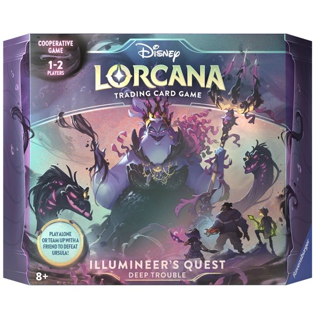 Disney Lorcana Gift Set Illumineer's Quest Deep Trouble Trading Cards - 2
