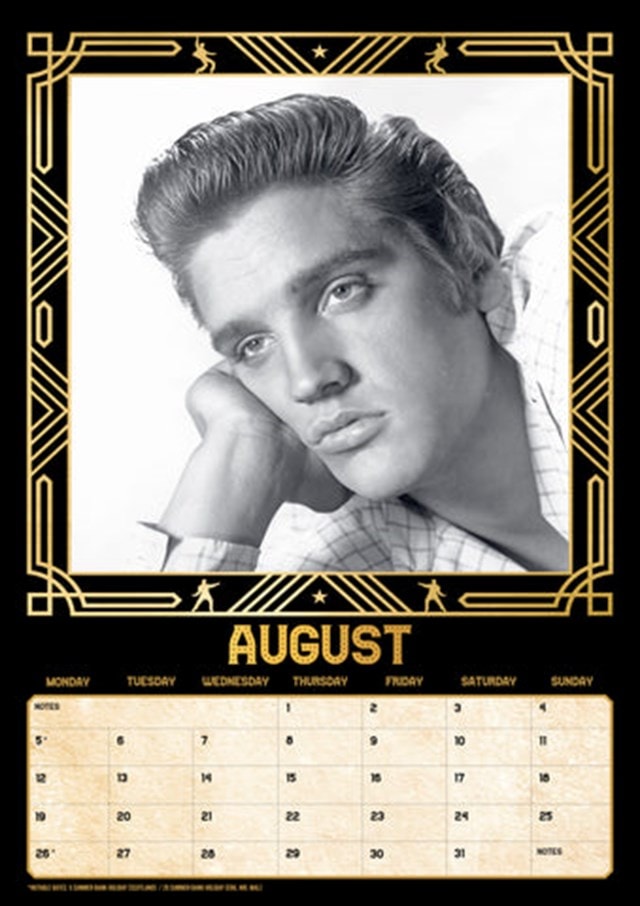 Elvis 2024 A3 Calendar - 2