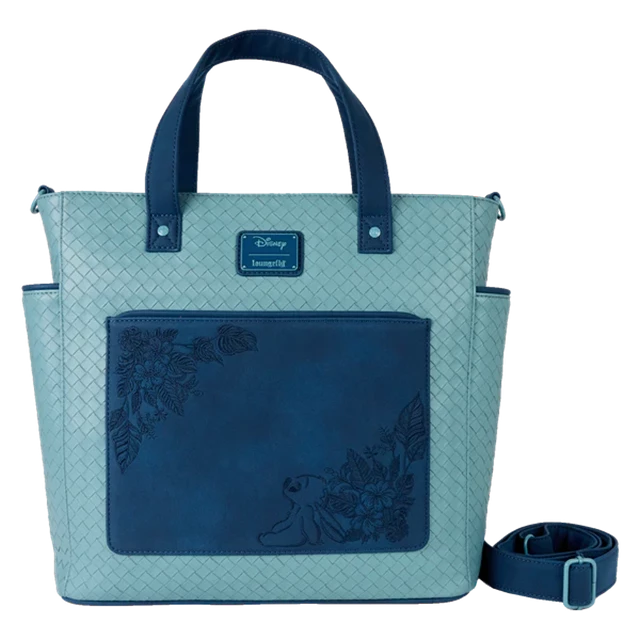 Stitch Embroidered Lilo & Stitch Loungefly Convertible Tote Bag - 1