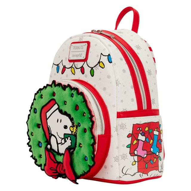 Peanuts Holiday Loungefly Mini Backpack - 2