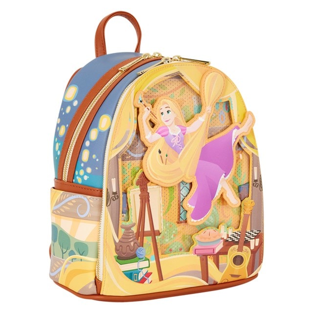 Glow In The Dark Rapunzel Tangled Loungefly Mini Backpack - 3