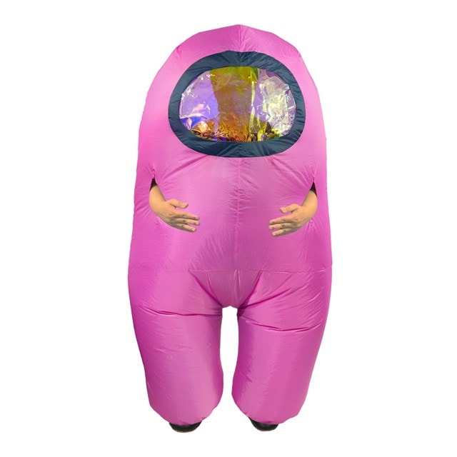 Among Us: Pink (Size 1 Adult) Official Inflatable Costume - 3