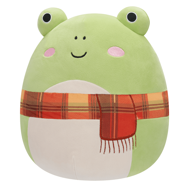 12" Green Frog With Scarf Squishmallows Plush - 2