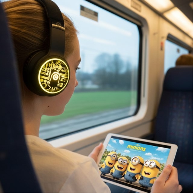Lazerbuilt Minions Light-Up Bluetooth Headphones - 7