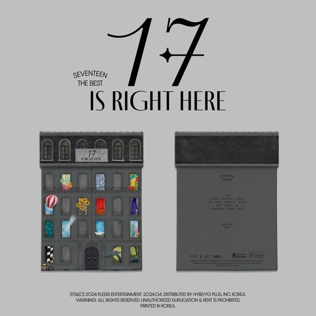 SEVENTEEN Best Album '17 IS RIGHT HERE' (HERE Ver.) | CD Album 