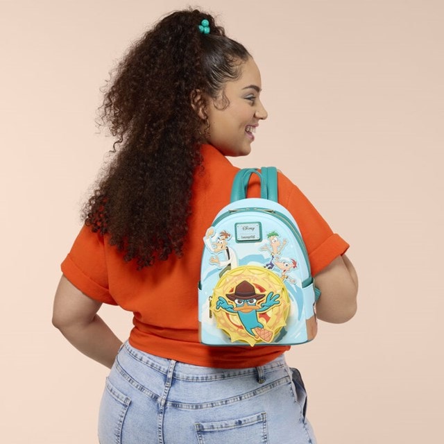 Phineas & Ferb Light Up Loungefly Mini Backpack - 7