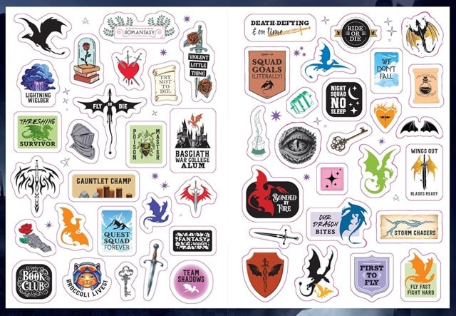The Rider Files: Official Fourth Wing Activity & Sticker Book Paperback By Entangled - 10