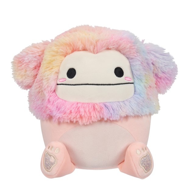 Diane Peach Bigfoot With Rainbow Hair Original Squishmallows Plush - 1