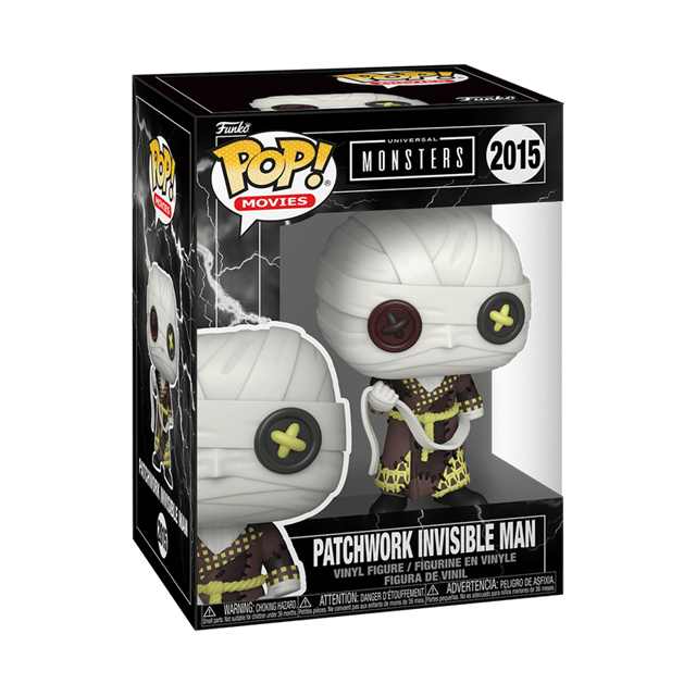 Invisible Man 2015 Universal Monsters Patchwork Funko Pop Vinyl - 2