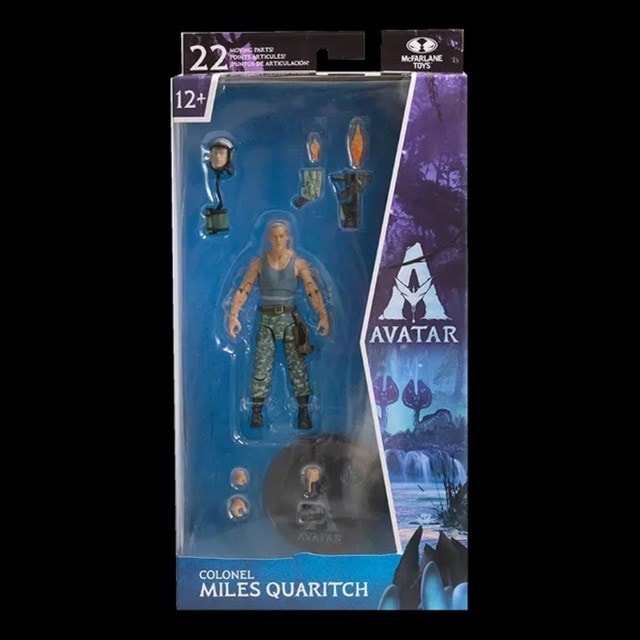 Miles Quaritch 7In Avatar Figurine - 3