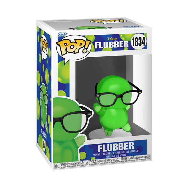 Flubber With Glasses (Translucent) 1834 Flubber Funko Pop Vinyl - 2