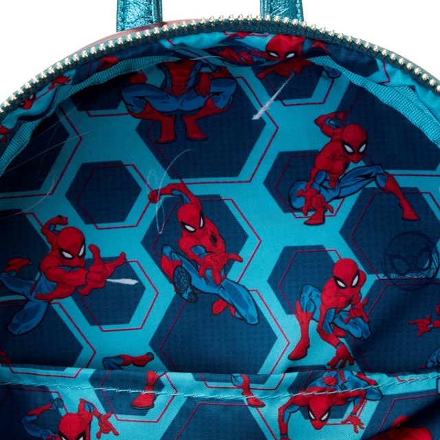 Spider-Man Shine Cosplay Mini Loungefly Backpack - 6