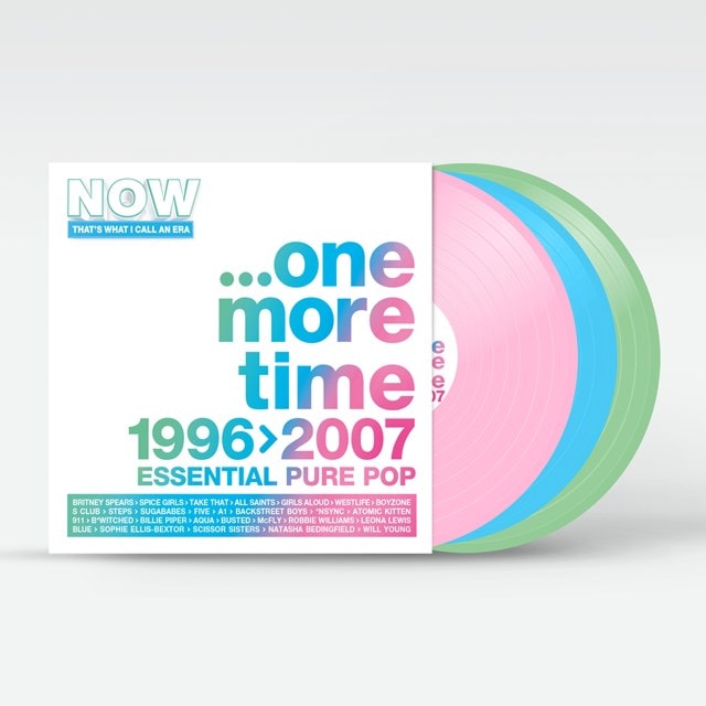 NOW That's What I Call an Era - One More Time: 1996-2007 - Pink, Blue, and Green 3LP - 2