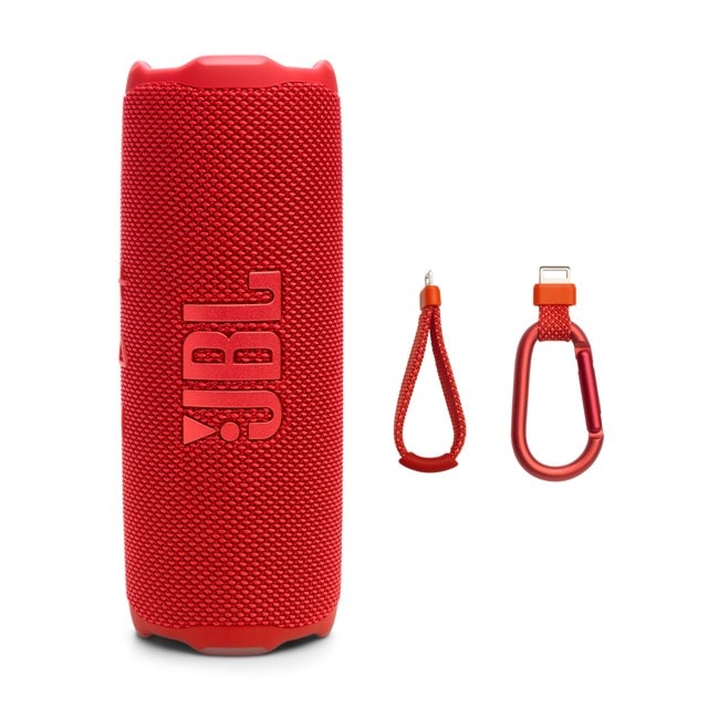 JBL Flip 7 Red Bluetooth Speaker - 12