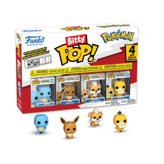 Squirtle Pokemon Funko Pop Bitty 4 Pack - 1