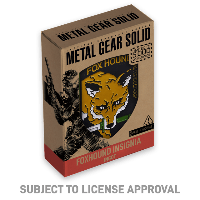 Foxhound Insignia Limited Edition: Metal Gear Solid Ingot - 3