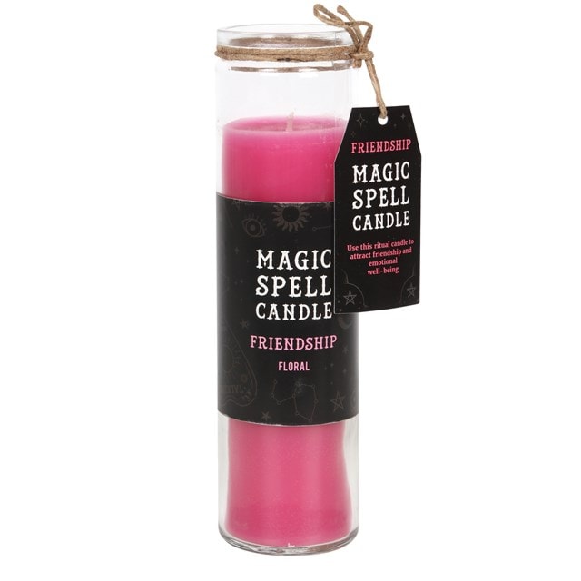 Floral Friendship Magic Spell Tube Candle - 1