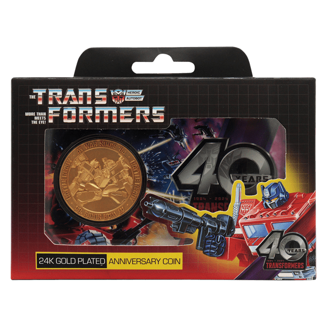 Transformers 40th Anniversary Gold Coin - 3