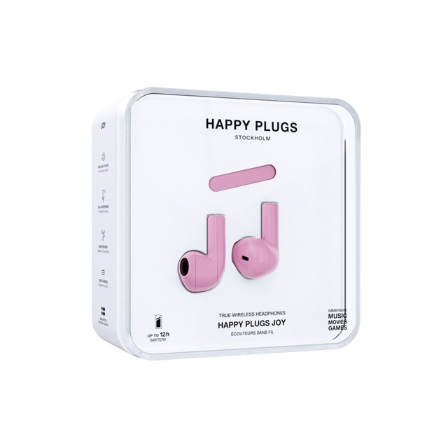 Happy Plugs Joy Light Pink True Wireless Bluetooth Earphones - 4