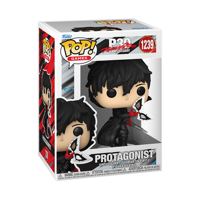 Ren Amamiya Joker Persona 5 Protagonist 1239 Persona 30th Anniversary Funko Pop Vinyl - 2