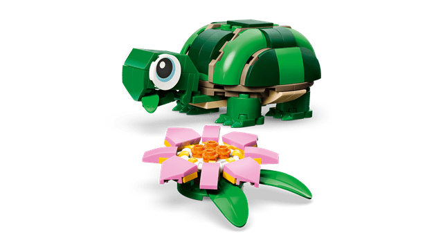 Turtle With A Water Lily Flower LEGO Creator 3-in-1 - 2