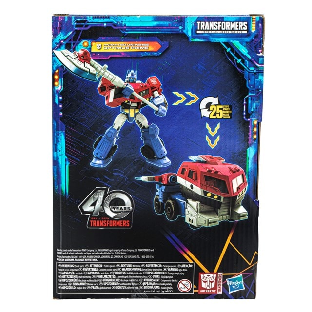 Transformers Legacy United Voyager Class Animated Universe Optimus Prime Converting Action Figure - 14