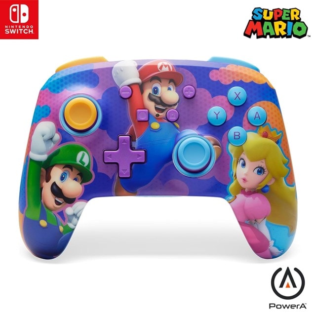 PowerA Enhanced Wireless Controller for Nintendo Switch - Color Splash Heroes - 1