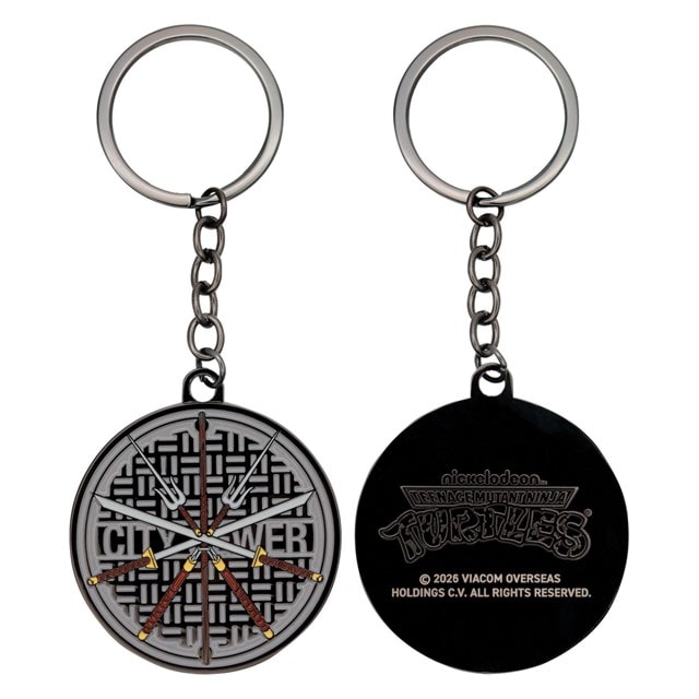 Teenage Mutant Ninja Turtles TMNT Keyring, Pin Badge & Playing Cards Gift Set - 2