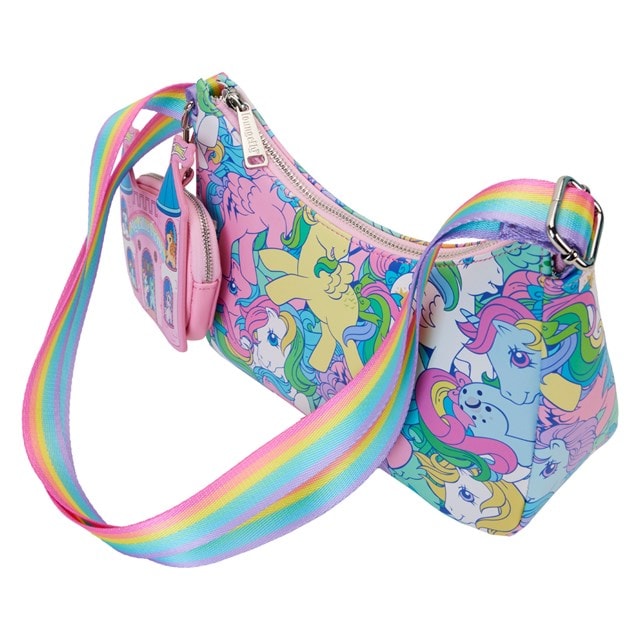 My Little Pony Large All Over Print Baguette Crossbody Bag Loungefly - 3