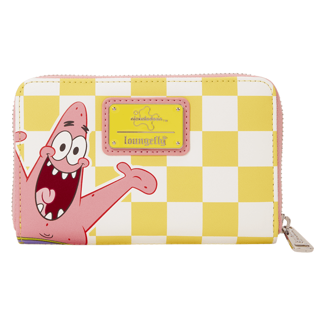 SpongeBob SquarePants And Patrick Star Checkered Loungefly Zip Around Wallet - 4