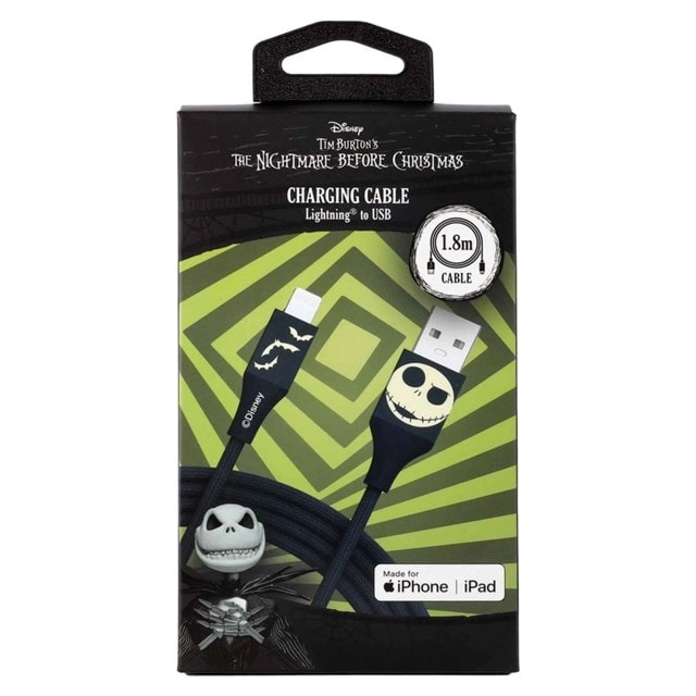 Nightmare Before Christmas Jack Bats Lightning Cable 2M - 4