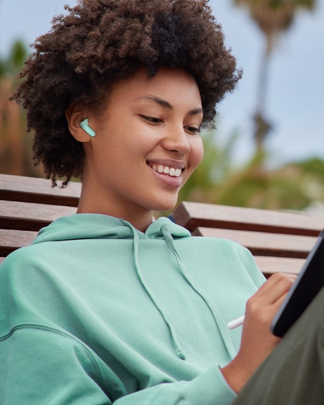 Mixx Audio StreamBuds Switch A7 Mint Green True Wireless Bluetooth Earphones - 5