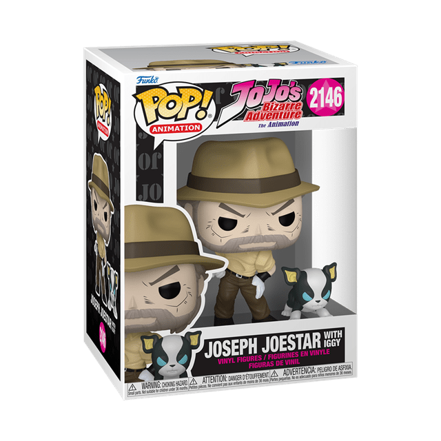 Joseph Joestar With Iggy 2146 Jojo's Bizarre Adventure Funko Pop