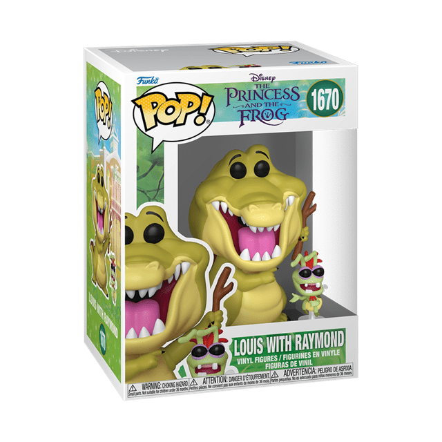 Louis With Raymond 1670 The Princess And The Frog Funko Pop Vinyl & Buddy - 2