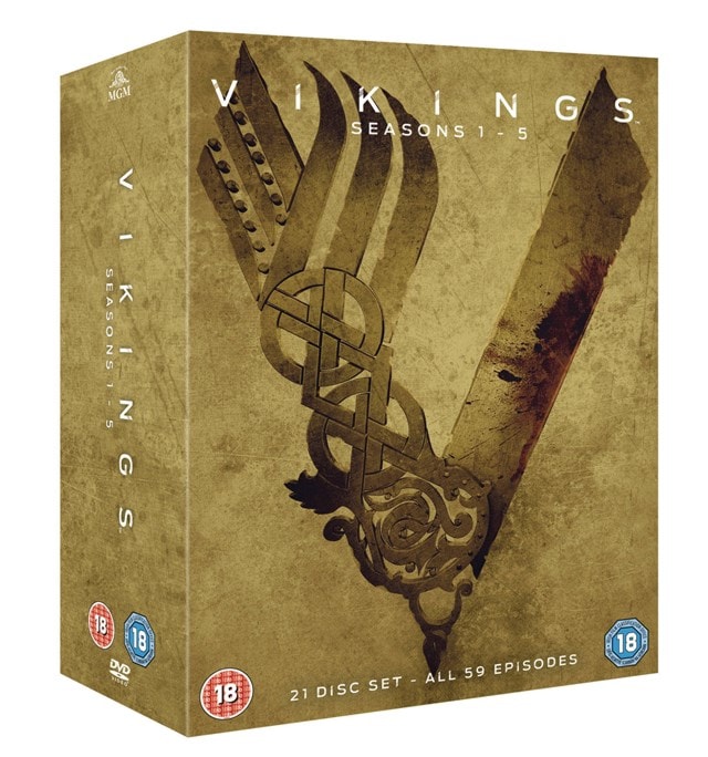 Snestorm fange etage Vikings Box Set DVD | Complete Series Season 1-6 | Free Delivery Over £20 |  HMV Store