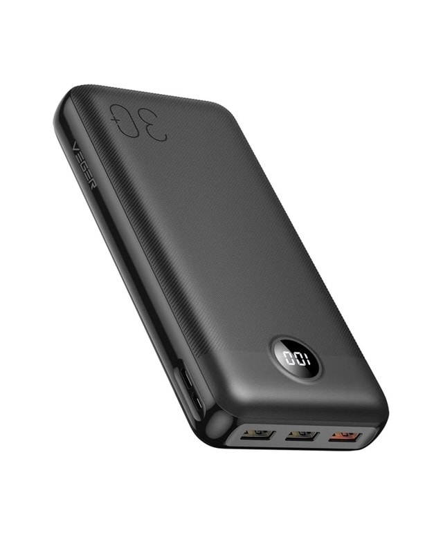Veger L30 30,000Mah Black Powerbank With Led Display Screen - 2