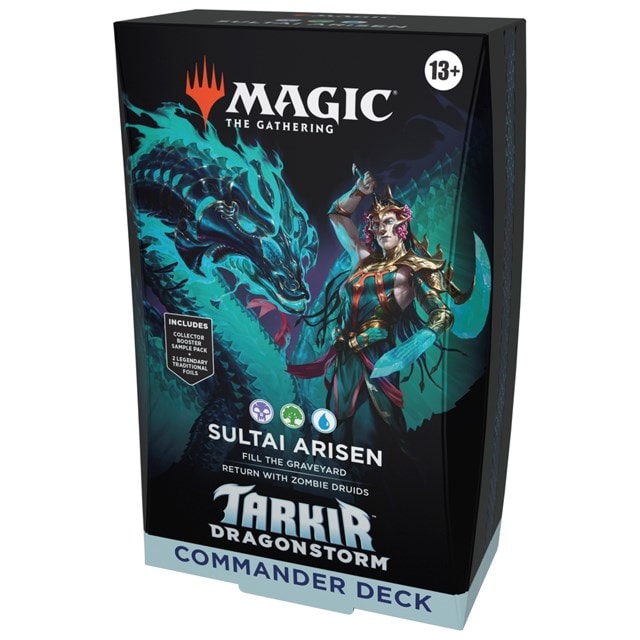 Tarkir Dragonstorm Commander Deck Sultai Arisen Magic The Gathering Trading Cards - 1