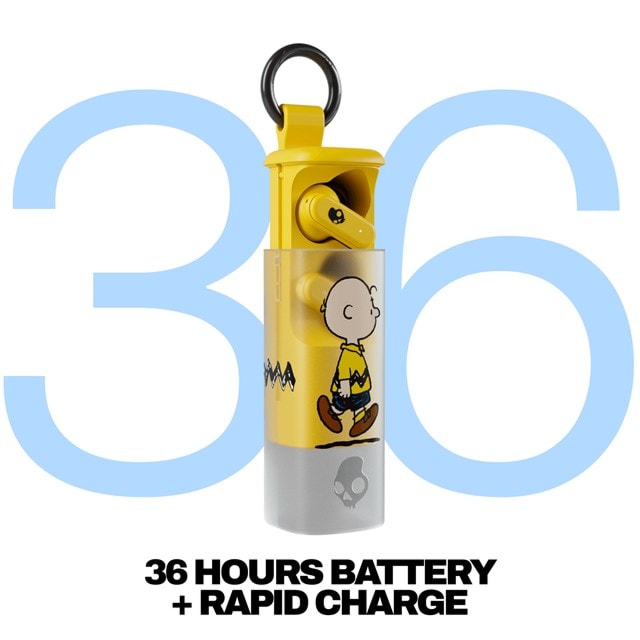 Skullcandy Dime Evo Peanuts Charlie Brown True Wireless Bluetooth Earphones - 2