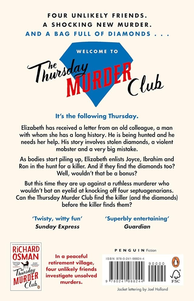 The Man Who Died Twice: The Thursday Murder Club Book 2 Paperback By Richard Osman - 2