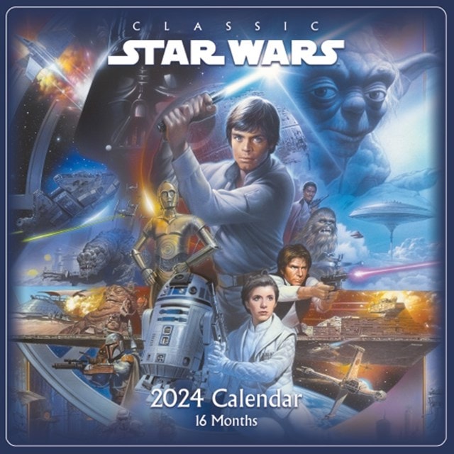Star Wars Classic 2024 Square Calendar - 1
