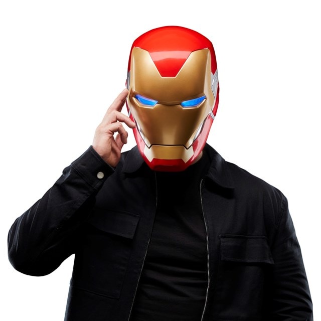 Iron Man Marvel Legends Series Premium Electronic Helmet with Light FX Avengers: Endgame - 9