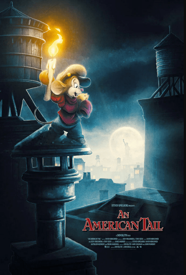 An American Tail Kevin Wilson Art Print 61cm x 91cm Poster - 1