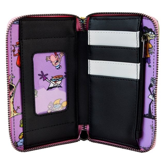 Cartoon Network Retro Collage Zip Around Loungefly Wallet - 4