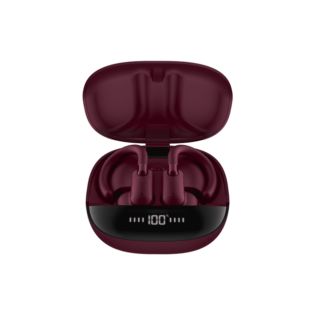 Mixx Audio StreamBuds Sports Charge 2 Burgundy True Wireless Bluetooth Earphones - 1